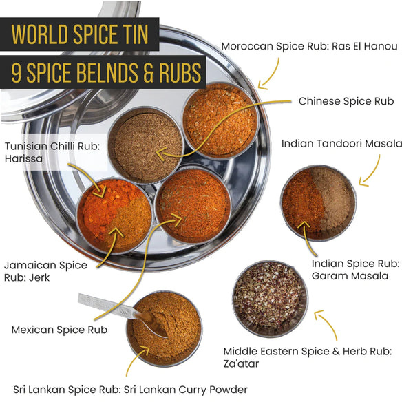 Spice Tin | World Blends & BBQ Rubs