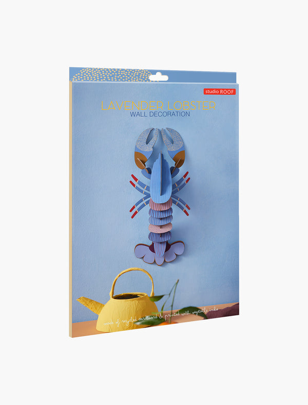 Studio Roof Wall Decoration | Giant Lavender Lobster