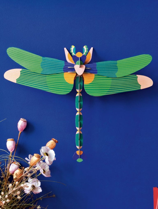 Studio Roof Wall Decoration | Giant Green Dragonfly