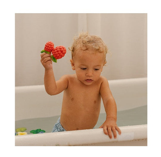 Natural Rubber Teether | Valery the Raspberry