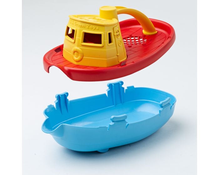 100% Recycled Plastic Tug Boat Bath Toy - Moo Like a Monkey