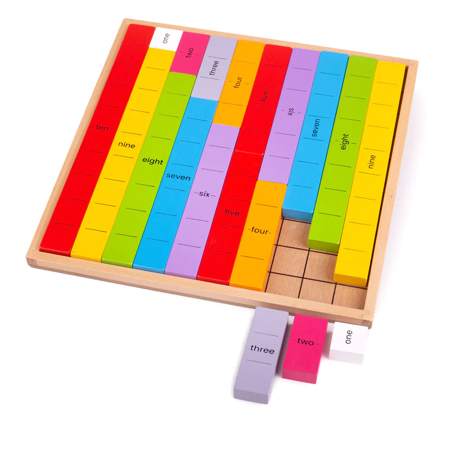 Wooden Number Bonds Tray - Moo Like a Monkey