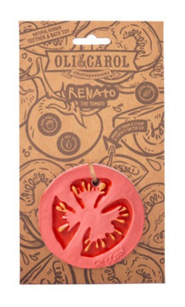 Natural Rubber Teether | Renato the Tomato