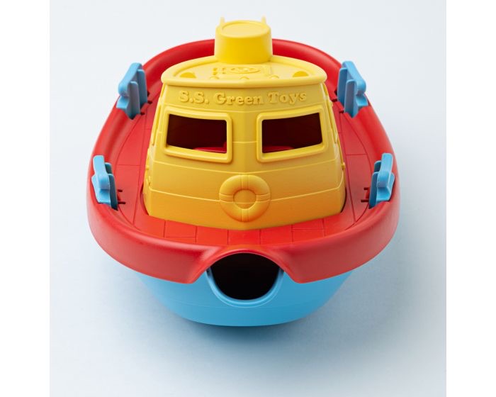 100% Recycled Plastic Tug Boat Bath Toy - Moo Like a Monkey