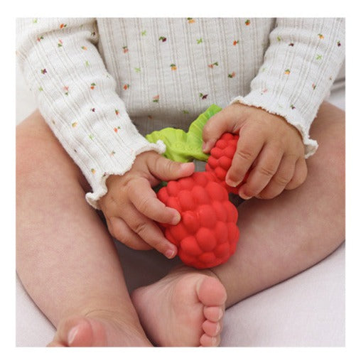Natural Rubber Teether | Valery the Raspberry