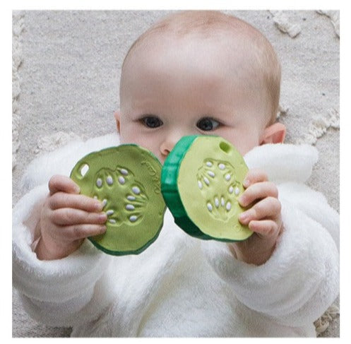 Natural Rubber Teether | Pepino the Cucumber - Moo Like a Monkey