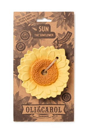 Natural Rubber Teether | Sun the Sunflower