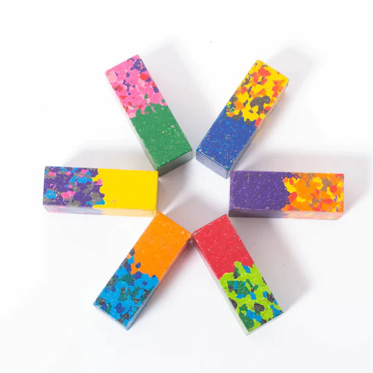 Multi-Coloured Wax Crayon Blocks