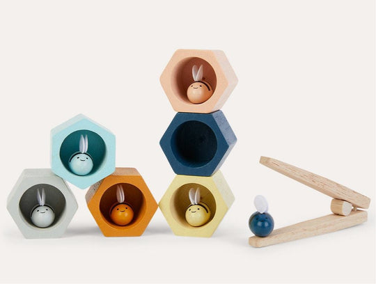 Plan Toys | Beehives - Muted Colours