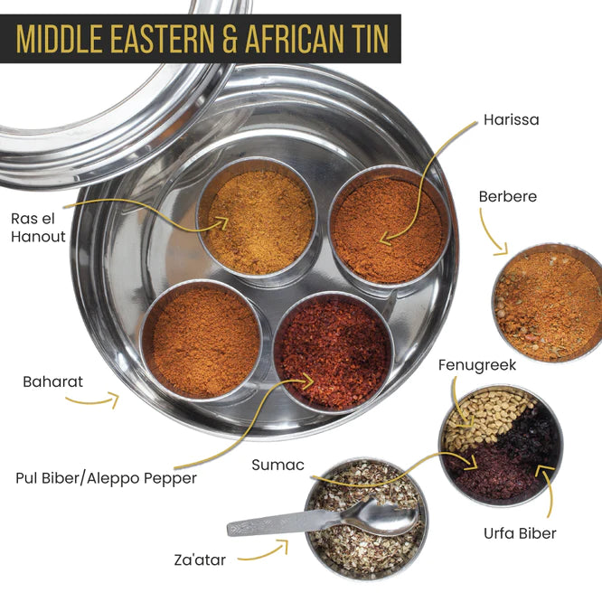 Spice Tin - Middle Eastern and African - Moo Like a Monkey