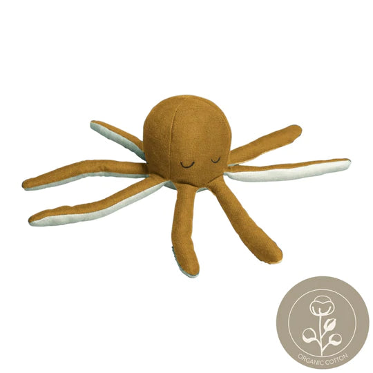 Fabelab | Octopus Rattle - Ochre - Moo Like a Monkey
