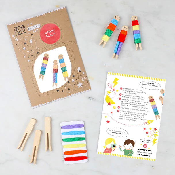 Cotton Twist | Make Your Own Worry Dolls - Moo Like a Monkey