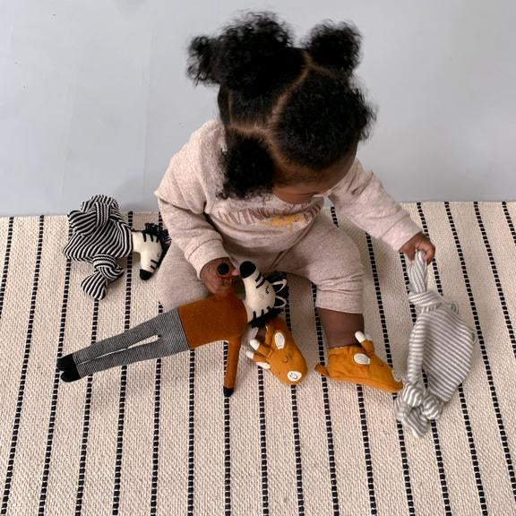 Sophie Home | Knitted Zebra With Ginger Jumper - Moo Like a Monkey